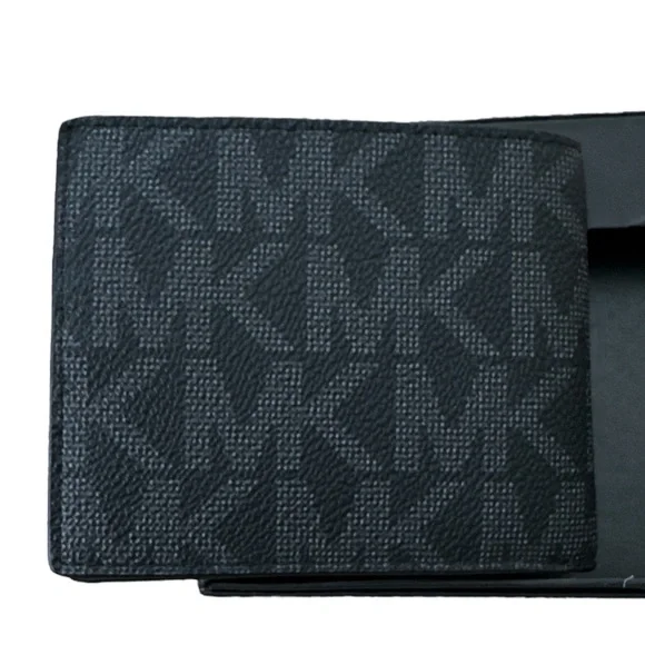 Michael Kors Jet Set Leather Bifold Wallet Black - Picture 3 of 8